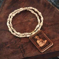 Premium Tulsi Kanthi Mala with Hanuman Ji Pendant – Spiritual Protection & Blessings (Pack of 2)