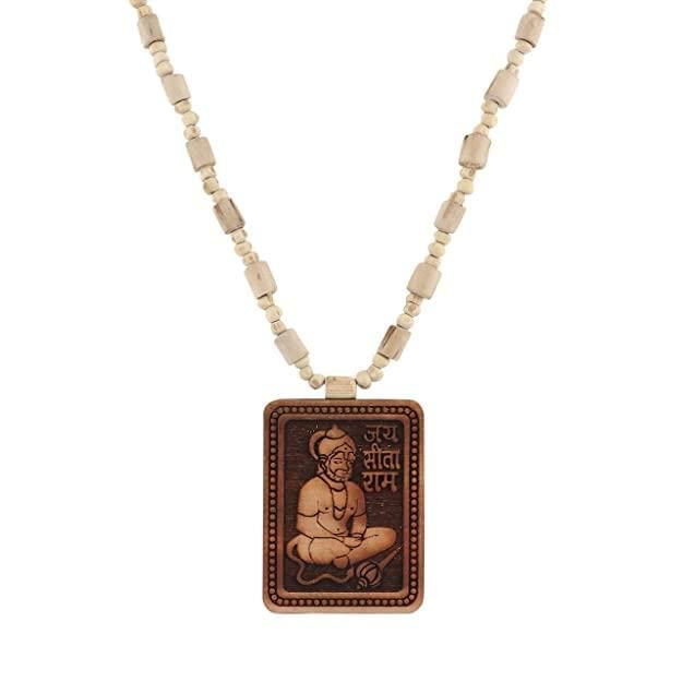 Premium Tulsi Kanthi Mala with Hanuman Ji Pendant – Spiritual Protection & Blessings (Pack of 2)